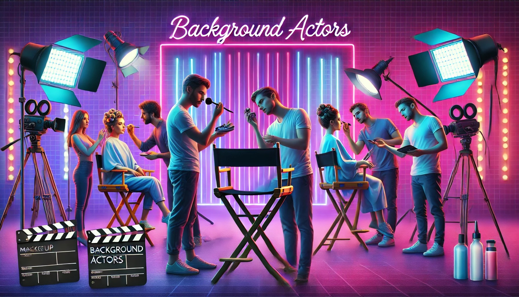 Maquillaje para "Background Actors”